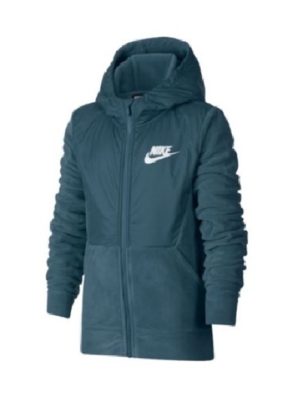 Nike Sportswear Tech Fleece Full Zip Hoodie Teal Youth Boys Small NWT